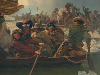 Washington Crossing the Delaware River, 25th December 1776