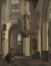 Interior of a Protestant Gothic Church, Amsterdam