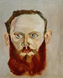 Portrait of a Man with Full Beard