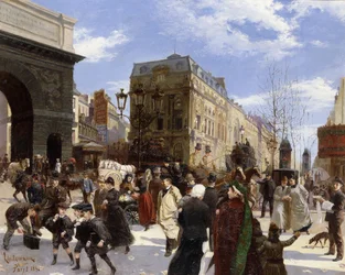 Les Grands Boulevards, La Porte St. Martin, Paris