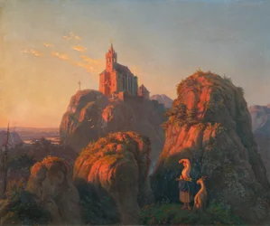 Landscape with Church in the Evening