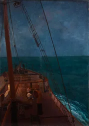 Night Journey in the Mediterranean