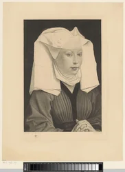 Woman with White Cap