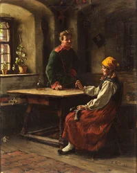 Officer with Peasant, 1887