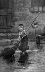 Cosette, illustration from 