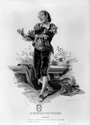 Figaro, illustration from Act V Scene 3 of 