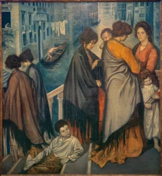 On a Bridge in Venice