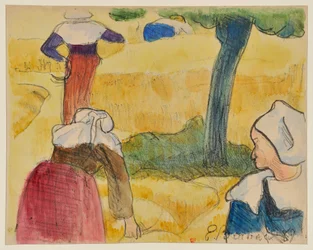 Women Harvesting - The Adoration of the Shepherds - The Reaper [proof A]