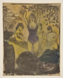 The Singer at the Café-Concert (2nd state)