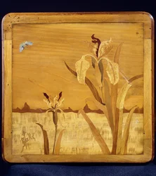 Art Nouveau style table (detail)