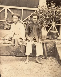Militiamen Eating Rice, Cochinchina, 1866