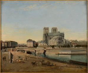 The Apse of Notre-Dame, Seen from the Quai de la Tournelle