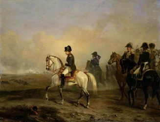 The Emperor Napoleon I and his Staff on Horseback