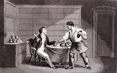 The cobbler and the financier, Fable by La Fontaine