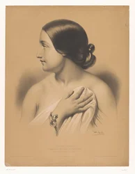 Young Woman with Bracelet Covering Herself (Modesty)