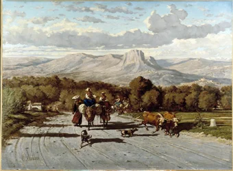 The Route from Nice to Antibes