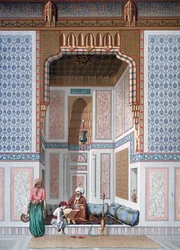 Interior of the Mosque of Khosne Ahmed el-Bordeyny