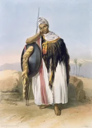 Warrior from Amhara, Ethiopia, Illustration from 