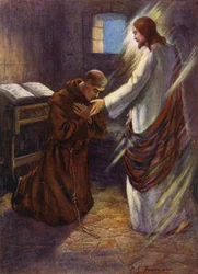 Our Lord came to him in a vision