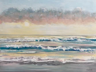 Ethereal Ocean Sunset