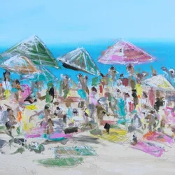 Vibrant Beach Day