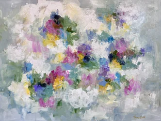 Vibrant Floral Abstract