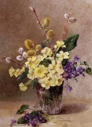 Spring Flowers (including Willow Branches)