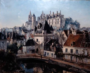 The Port of Cordelieres and Castle Loches, 1891