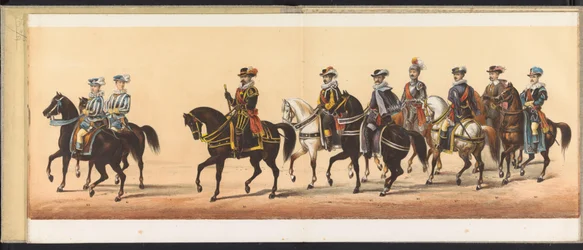 Parade in Haarlem, 1872 (plate 6)