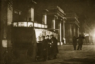 A Coffee Stall at Hyde Park Corner