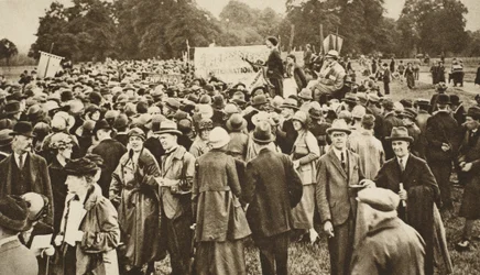 Anti-war meeting at Hyde Park