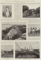 Arrival, and Subsequent Death, of Lady Carter at Lagos