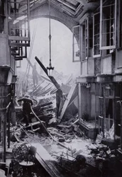 Bomb Damage to the Burlington Arcade, Piccadilly, London