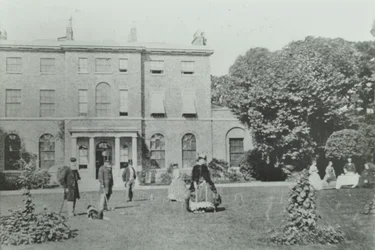 Broomwood House, Broomwood Road: rear elevation, London, 1890