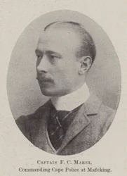 Captain F C Marsh, commanding Cape Police at Mafeking