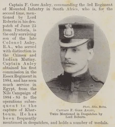 Captain F Gore Anley, Twice Mentioned in Despatches by Lord Roberts