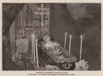 Cardinal Lavigerie Lying in State