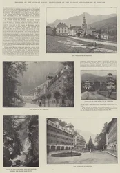 Disaster in the Alps of Savoy, Destruction of the Village and Baths of St Gervais