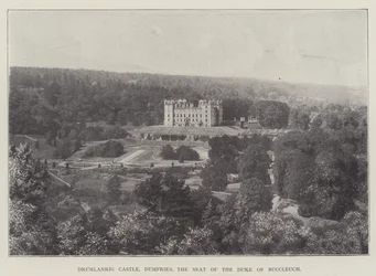Drumlanrig Castle, Dumfries, the Seat of the Duke of Buccleuch