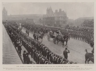 Earl Roberts at Bristol, the Commander-in-Chief on his Way to open the Bazaar at Colston Hall