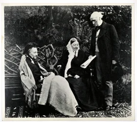 Florence Nightingale, Parthenope, Lady Verney and Sir Harry Verney at Claydon House