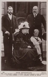 Four generations of British royalty