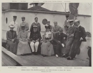 General Mahon (Who Relieved Mafeking) and Other Officers on Board the Briton