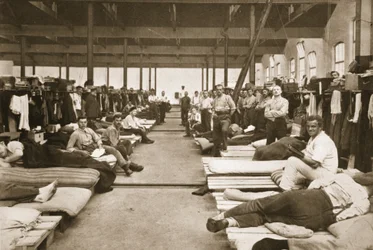 General Quarters, Handforth, illustration from German Prisoners in Great Britain