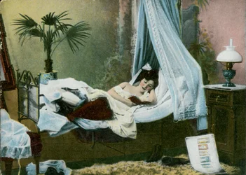 Glamour postcard