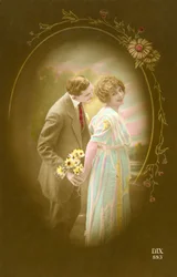 Glamour Postcard