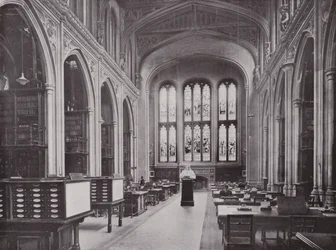 Guildhall Library, with Bust of Chaucer