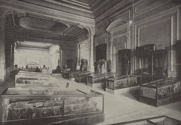 Hall of the Royal Mummies, containing the mummy of Rameses II, the oppressor of the children of Israel