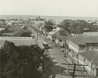Jamaica: Old King Street looking South, Kingston
