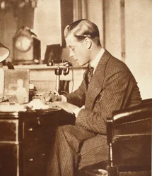 King Edward VIII at His Desk in St. James